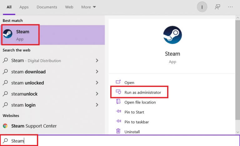 select-run-as-administrator-from-the-context-menu-768x467-2 إصلاح Steam بطيء في Windows 10