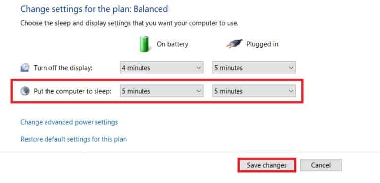 select-the-desired-duration-under-on-battery-and-p-768x371-1 كيفية العثور على زر السكون على Windows 10