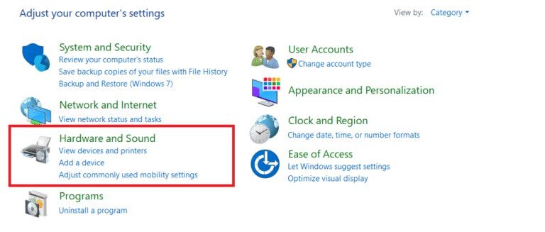 set-category-in-set-by-select-hardware-and-sound-768x327-1 كيفية الحفاظ على الحالة متوفر في Microsoft Teams