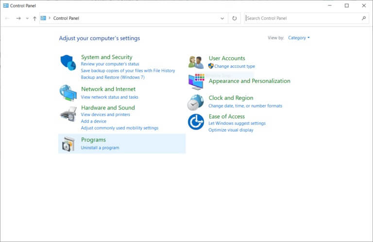 set-the-view-by-as-category-and-click-uninstall-a-4-768x500-2 إصلاح STATUS ACCESS VIOLATION في Chrome