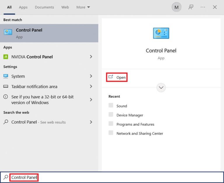 start-menu-search-results-for-control-panel-768x627-2 إصلاح فشل تحديث Warframe