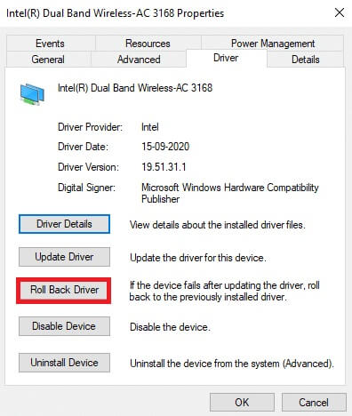 switch-to-the-driver-tab-and-select-roll-back-driv-3-1 إصلاح ERR_CONNECTION_RESET في Chrome