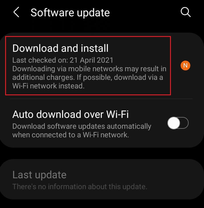 tap-download-and-install-on-the-software-update-op إصلاح عدم تحميل القصص على Snapchat
