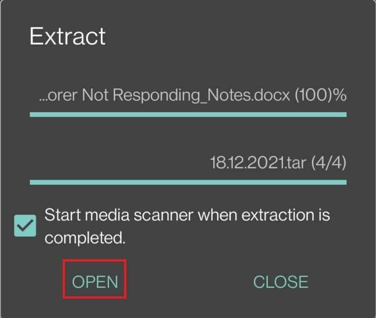 tap-open-to-open-the-destination-folder-768x651-1 كيفية فتح ملف GZ في Windows 10