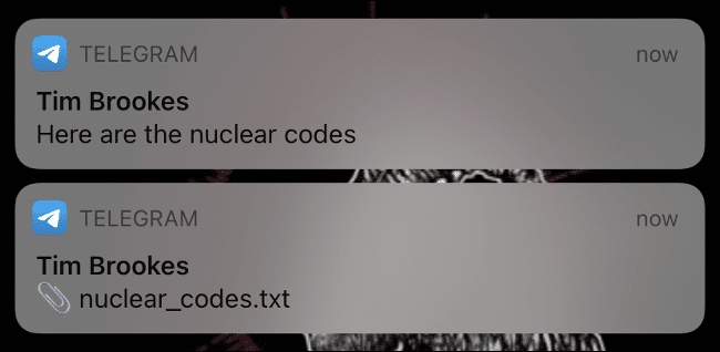 telegram_notification كيفية حذف رسائل Telegram وسجل الدردشة