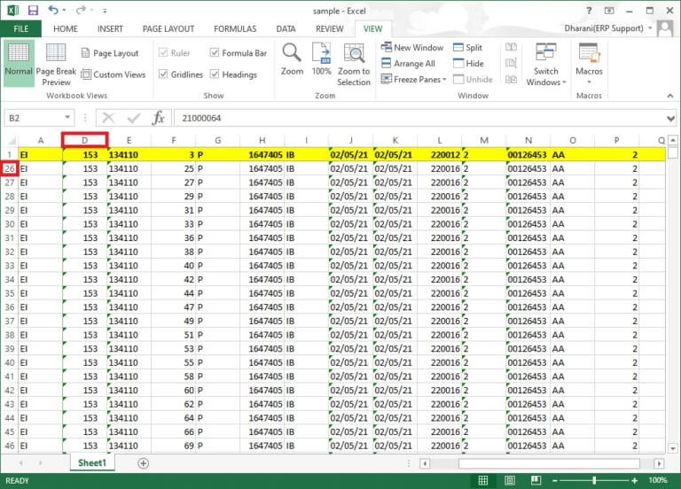 the-first-row-and-the-first-column-are-frozen-and-768x552-1 كيفية تجميد الصفوف والأعمدة في Excel