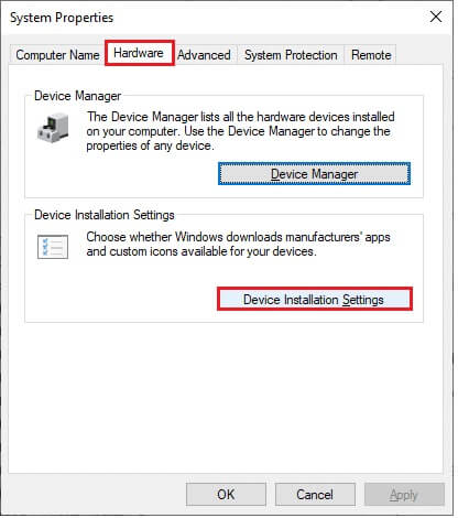 then-switch-to-the-hardware-tab-in-the-system-pro إصلاح خطأ تحديث 0x80070103 على Windows 10