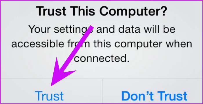 trust-this-computer-on-iPhone-fix-iPhone-Not-Recognized-by-Computer إصلاح عدم تعرف الكمبيوتر على iPhone