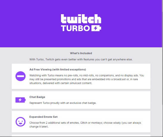 twitch-turbo إصلاح عدم عمل AdBlock على Twitch