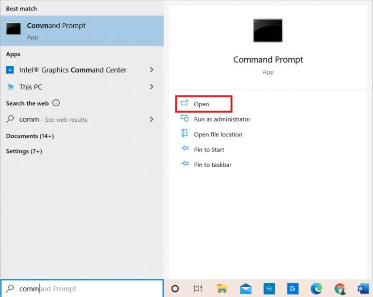 type-command-prompt-on-the-windows-search-bar-and-768x612-1 كيفية تنزيل WGET لنظام التشغيل Windows 10 وتثبيته واستخدامه
