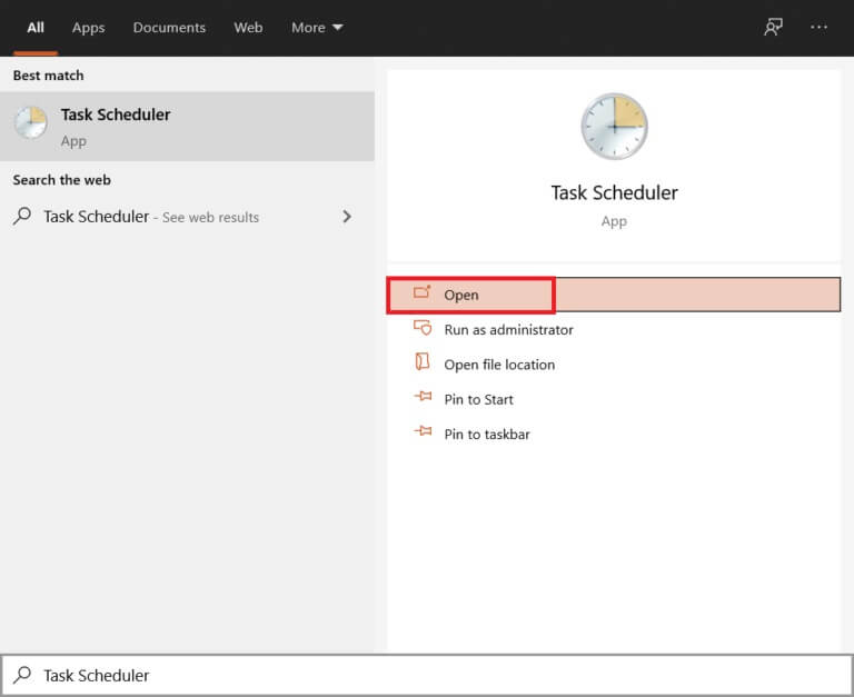 type-task-scheduler-in-the-start-menu-and-click-op-768x627-1 إصلاح الإستخدام العالي للقرص Ntoskrnl.exe
