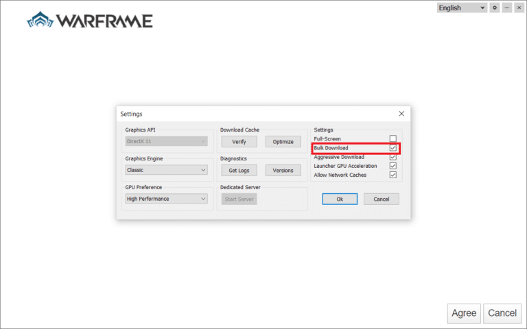 uncheck-the-option-bulk-download-768x480-1 إصلاح خطأ فشل تحديث المشغل Warframe
