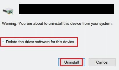uninstall-a-device-driver-warning-message إصلاح خطأ لا توجد كاميرا متصلة 0xa00f4244