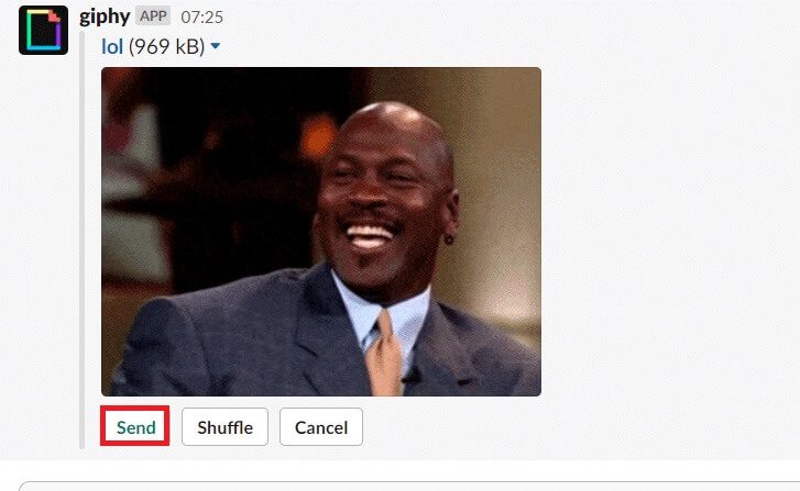 you-can-find-a-random-gif-click-send-to-send-gif- كيفية إرسال صور GIF في Slack