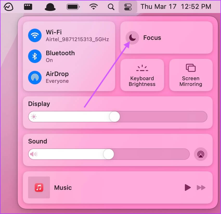 1.-Turn-off-notifications-using-Do-Not-Disturb-in-Control-Centre-1 إدارة الإشعارات على جهاز Mac