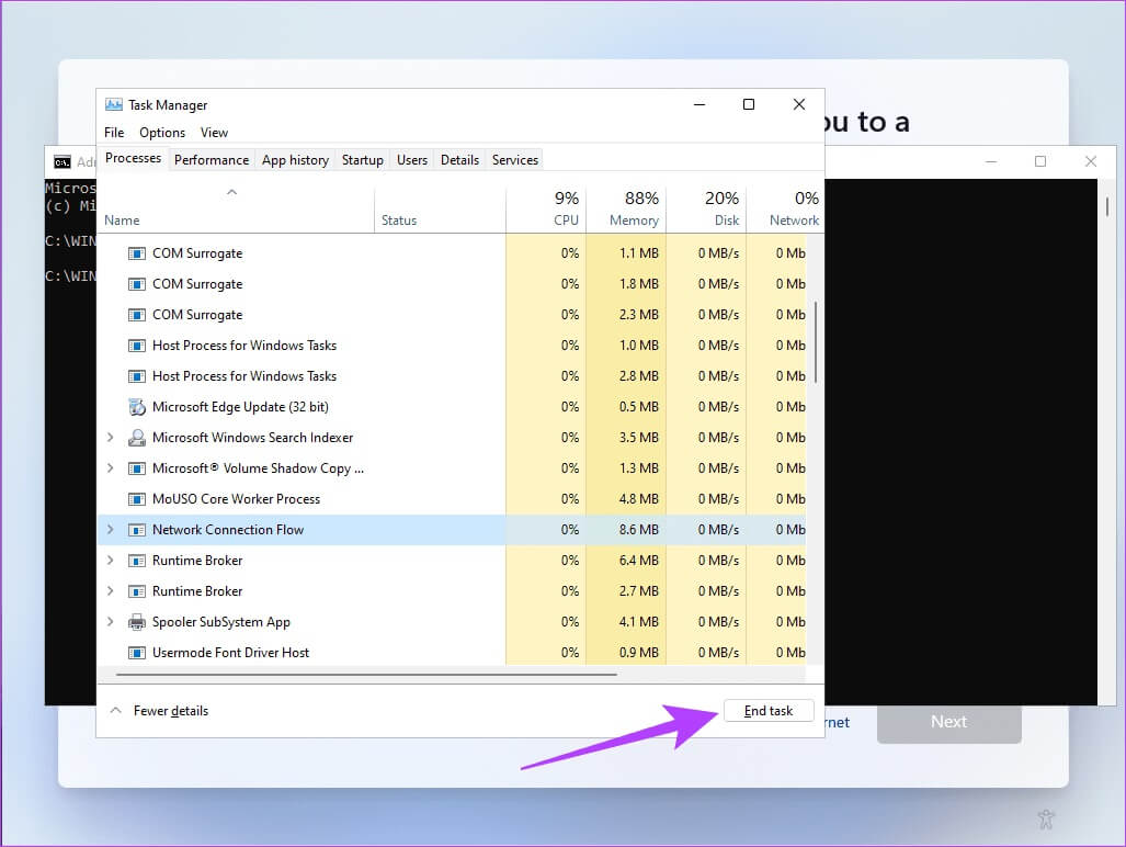 10-3 كيفية إعداد Windows 11 دون تسجيل الدخول إلى حساب Microsoft
