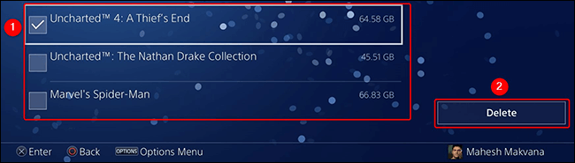 10-select-ps4-games كيفية حذف لعبة على PS4