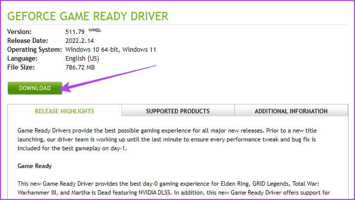 11-3 كيفية تنزيل وتثبيت برامج تشغيل NVIDIA بدون GeForce Experience