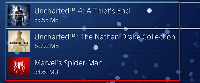 15-select-ps4-game كيفية حذف لعبة على PS4