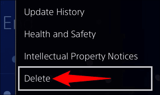 2-delete-ps4-game كيفية حذف لعبة على PS4