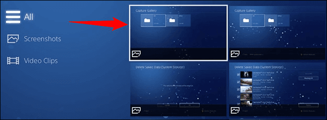 20-choose-capture-files كيفية حذف لعبة على PS4