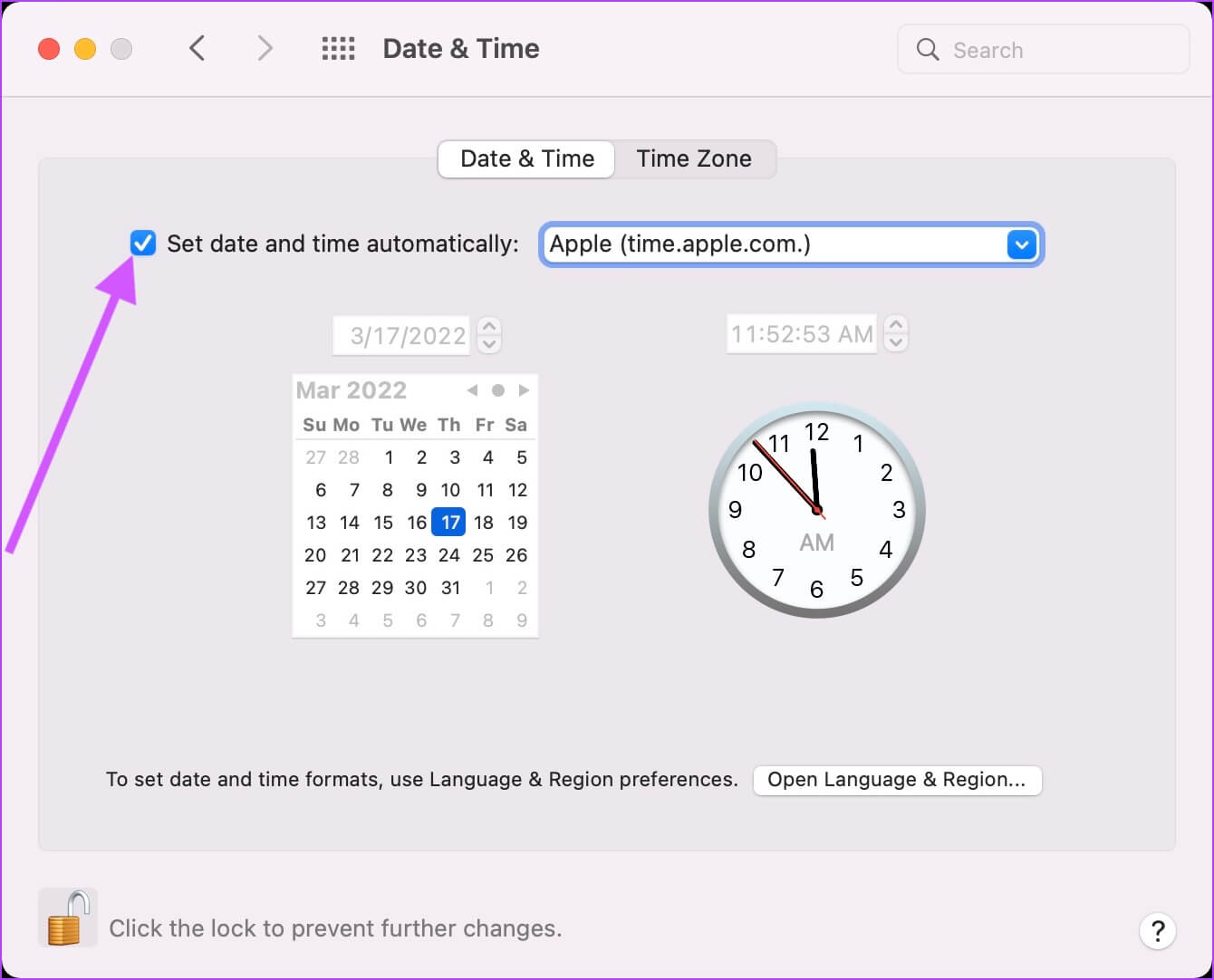 4.-Check-Date-and-Time-Settings-6 أفضل 7 طرق لإصلاح التذكيرات غير المتزامنة بين iPhone و Mac