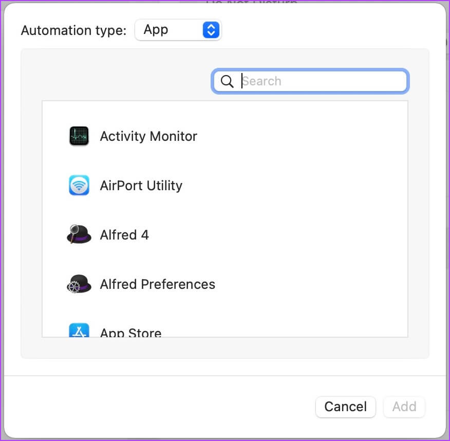 4.-Setting-up-auto-Do-Not-Disturb-using-Focus-Mode-5 إدارة الإشعارات على جهاز Mac