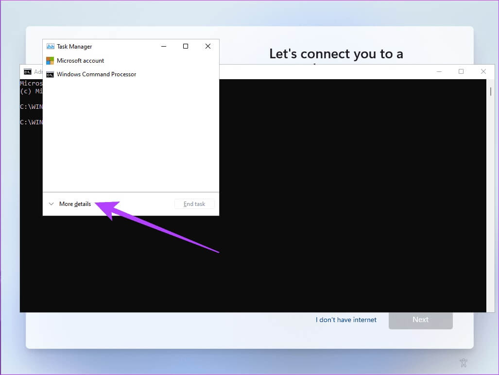 7-4 كيفية إعداد Windows 11 دون تسجيل الدخول إلى حساب Microsoft