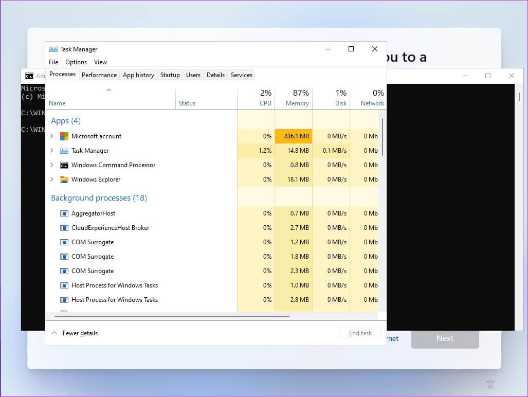 8-2 كيفية إعداد Windows 11 دون تسجيل الدخول إلى حساب Microsoft
