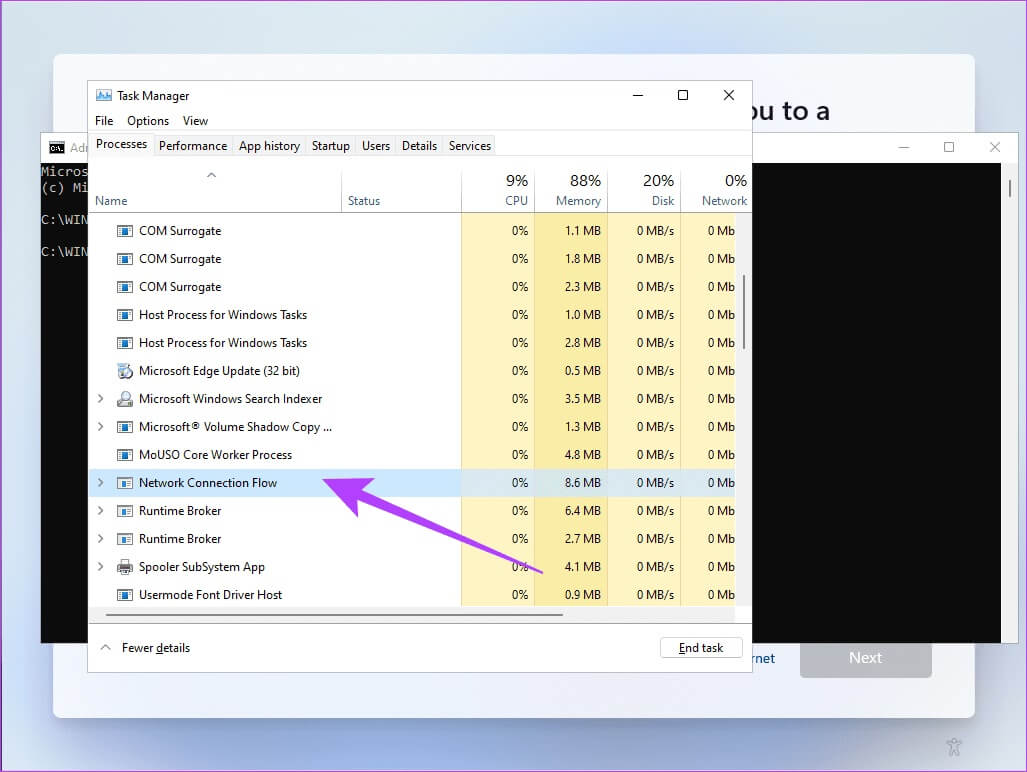 9-3 كيفية إعداد Windows 11 دون تسجيل الدخول إلى حساب Microsoft
