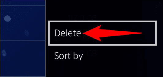 9-remove-ps4-game كيفية حذف لعبة على PS4
