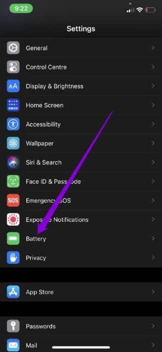 Battery-Settings-on-iPhone-473x1024-4 أفضل 9 طرق لإصلاح التوقف المؤقت Spotify على Android و iPhone