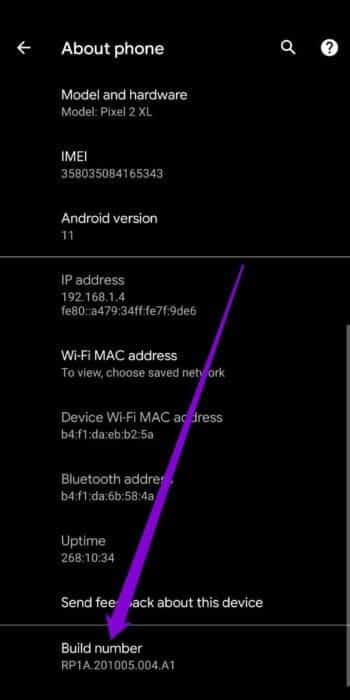 Build-Number-on-Android-512x1024-1 أفضل 10 طرق لإصلاح مشكلات استنزاف البطارية على Android