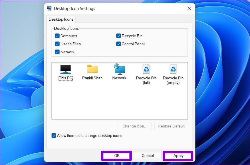 Change-Desktop-Icon-on-Windows كيفية تغيير الأيقونات على Windows 11