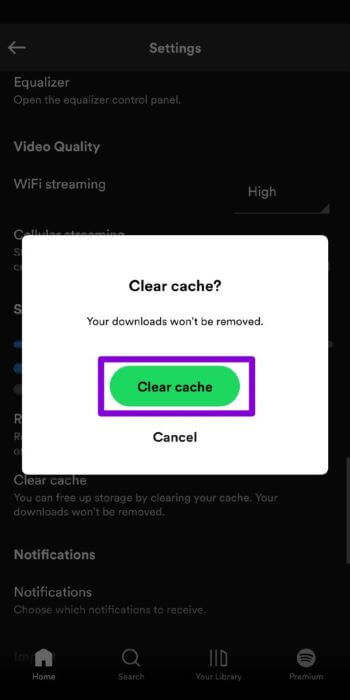 Clear-Spotify-Cache-Data-512x1024-1 أفضل 9 طرق لإصلاح التوقف المؤقت Spotify على Android و iPhone
