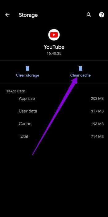 Clear-YouTube-Cache-512x1024-1 أهم 8 طرق لإصلاح عدم فتح التطبيقات على Android