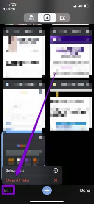 Close-All-Tabs-in-Chrome-for-iOS أفضل 7 طرق لإصلاح عدم عمل Google Chrome على iPhone