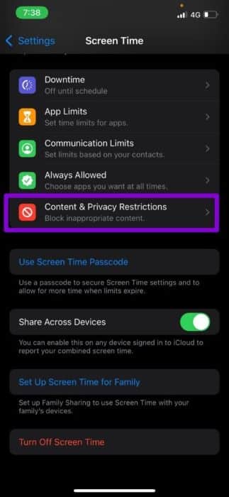 Content-Privacy-Restrictions-on-iPhone-1-473x1024-1 أفضل 7 طرق لإصلاح عدم عمل Google Chrome على iPhone