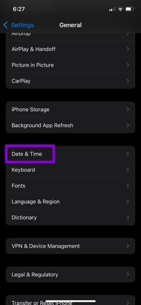 Date-Time-Settings-on-iPhone-473x1024-1 أفضل 7 طرق لإصلاح عدم إرسال صور WhatsApp من iPhone