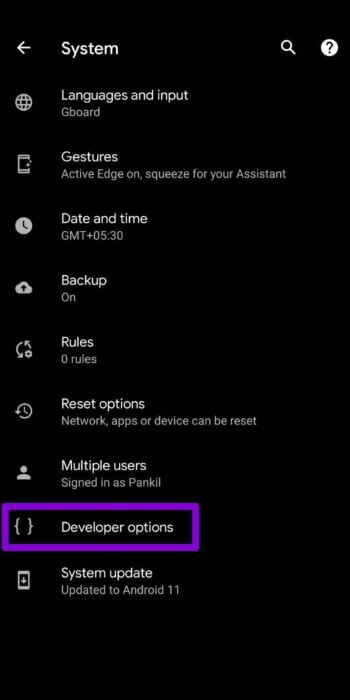 Developer-Options-on-Android-512x1024-1 أفضل 10 طرق لإصلاح مشكلات استنزاف البطارية على Android