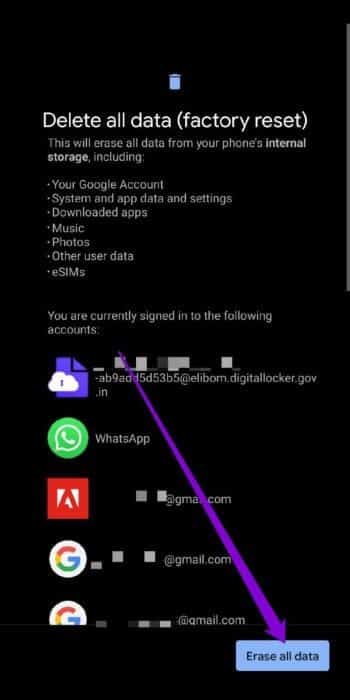 Erase-All-Data-on-Android-512x1024-1 أهم 8 طرق لإصلاح عدم فتح التطبيقات على Android