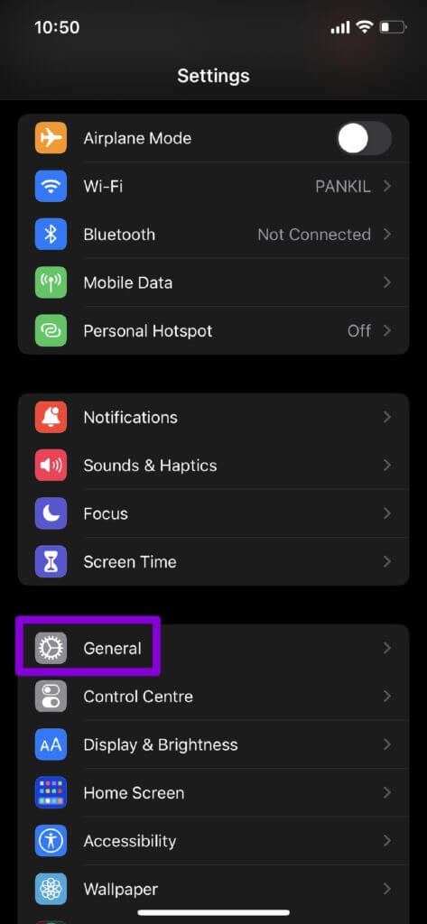 General-Settings-3-473x1024-1 أفضل 8 طرق لإصلاح عدم تشغيل Safari لمقاطع الفيديو على iPhone
