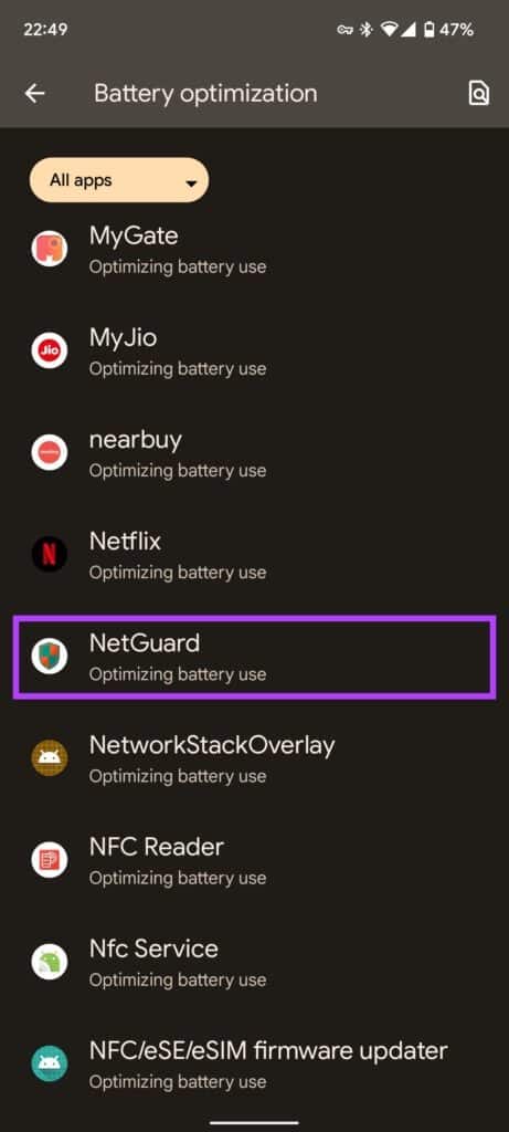 Internet-block-15-461x1024-1 أفضل طريقتين لمنع التطبيقات من الوصول إلى الإنترنت على Android