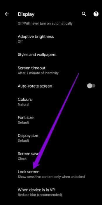 Lock-Screen-Display-Settings-on-Android-512x1024-1 أفضل 10 طرق لإصلاح مشكلات استنزاف البطارية على Android