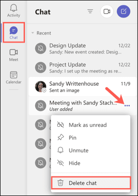 MoreOptionsDeleteChat-MicrosoftTeamsDeleteChat كيفية حذف محادثة في Microsoft Teams