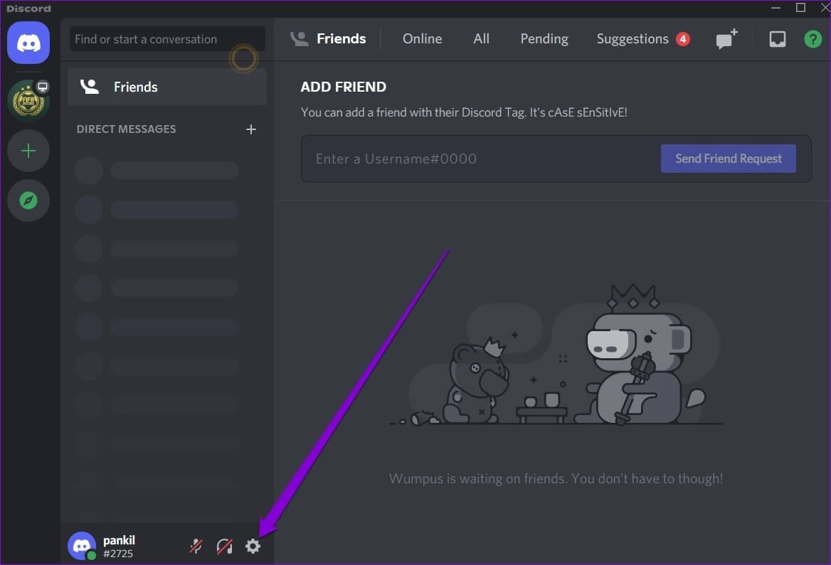 Open-Discord-Settings أفضل 8 طرق لإصلاح عدم عمل الكاميرا على Discord