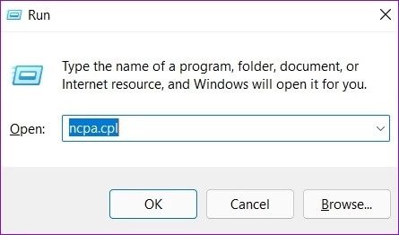 Open-Network-Connections-on-Windows-2 أفضل 8 طرق لإصلاح خطأ "تم قطع اتصالك" على Chrome