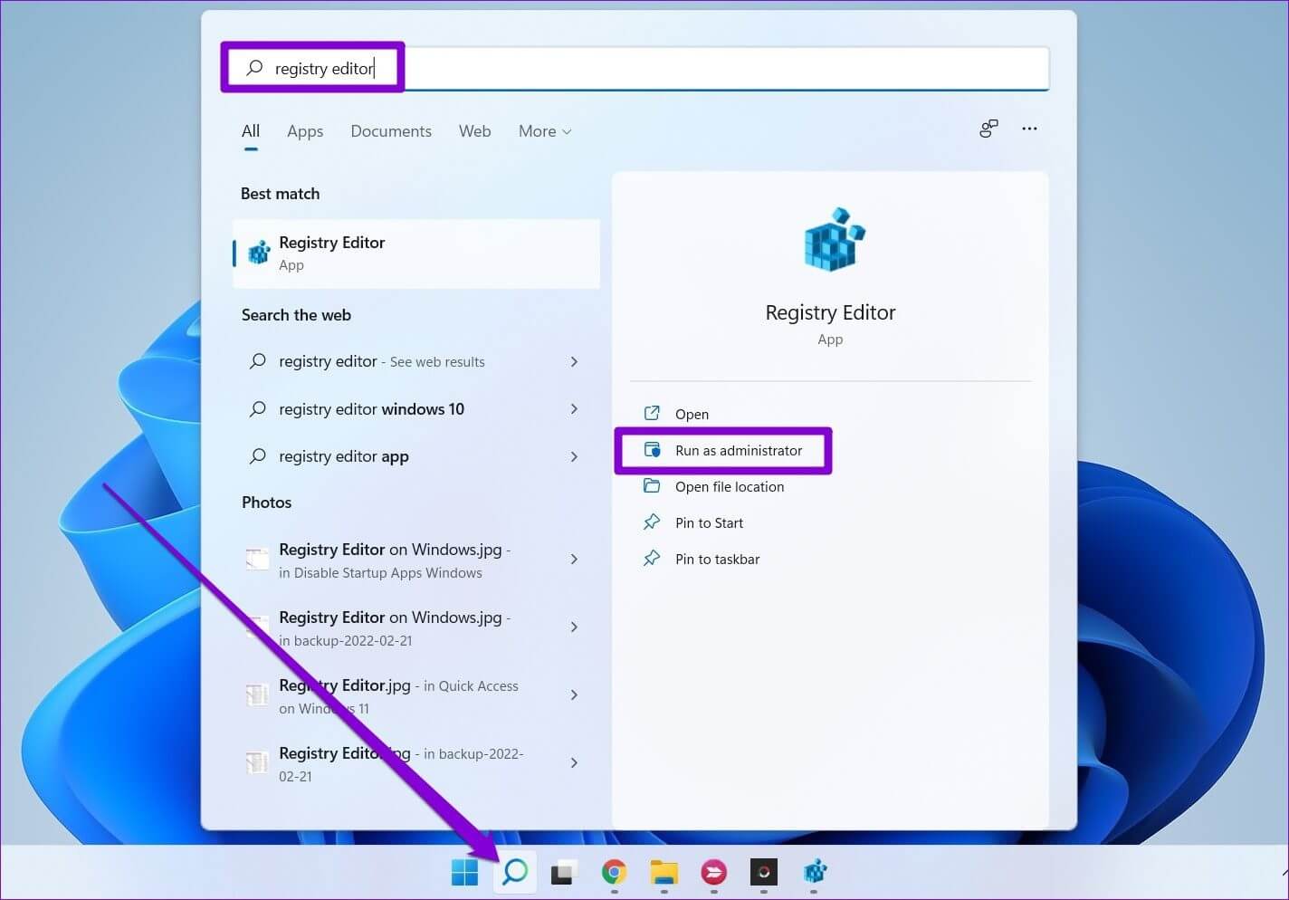 Open-Registry-Editor-on-Windows-11-1 أفضل 7 طرق لإصلاح فشل مزامنة الوقت على Windows 11