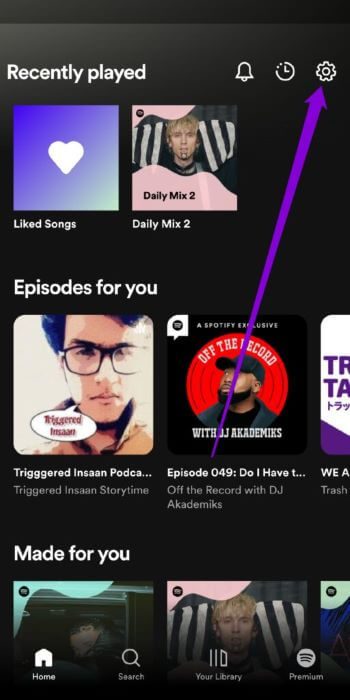 Open-Settings-on-Spotify-512x1024-1 أفضل 9 طرق لإصلاح التوقف المؤقت Spotify على Android و iPhone
