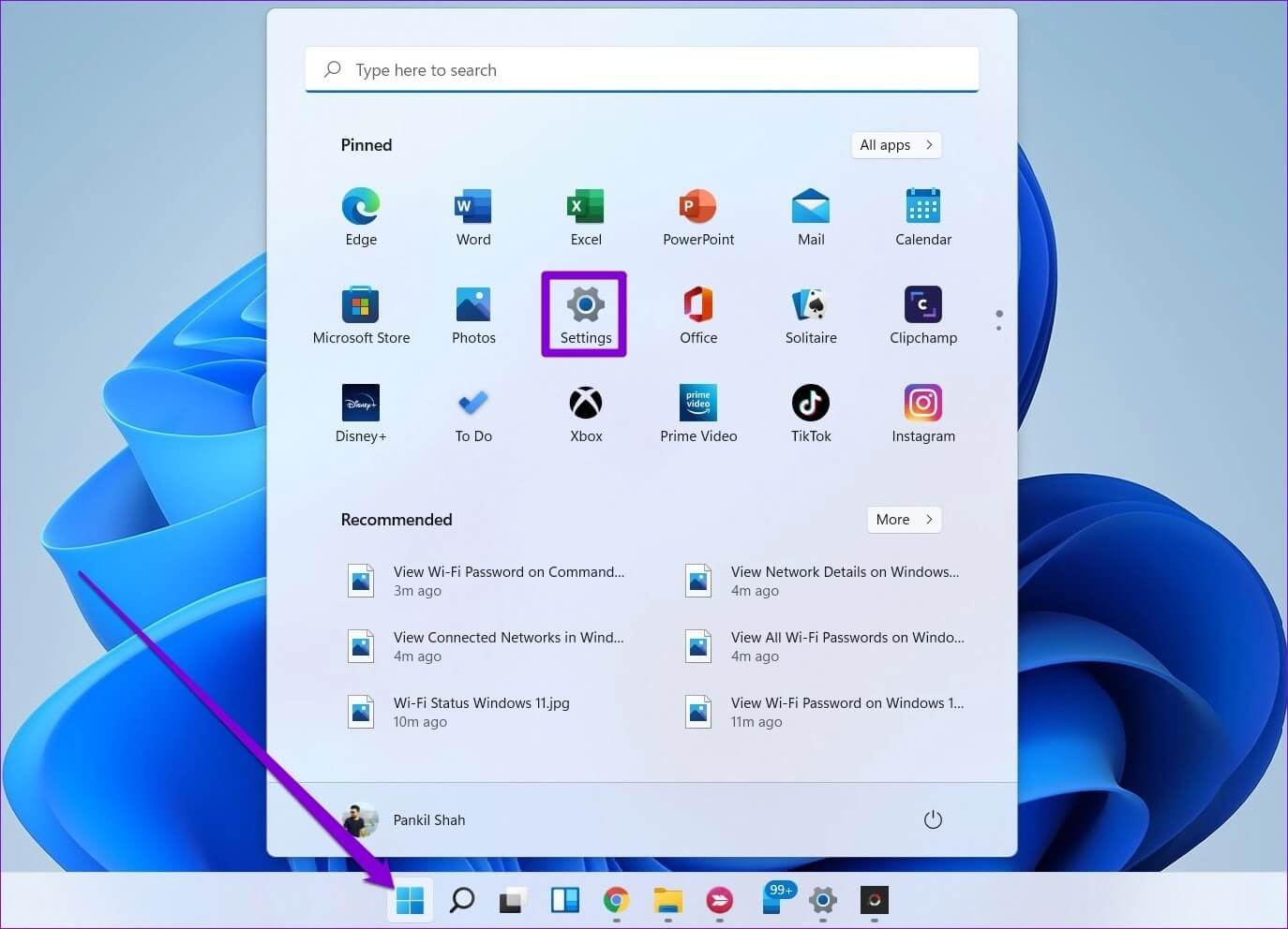 Open-Settings-on-Windows-11-7 أفضل 7 طرق لإصلاح عدم عمل السطوع على أجهزة الكمبيوتر المحمولة التي تعمل بنظام Windows 11